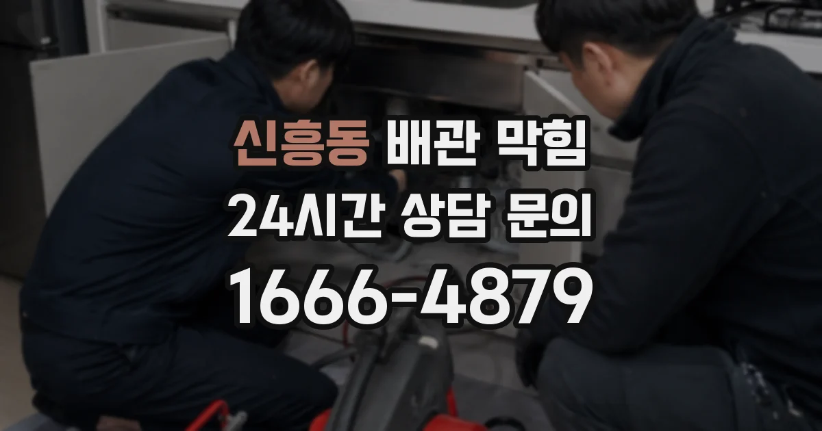 신흥동 배관 막힘