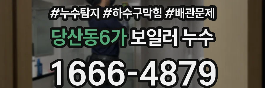 당산동6가 보일러 누수