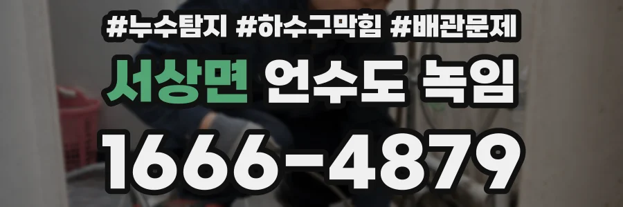 서상면 언수도 녹임
