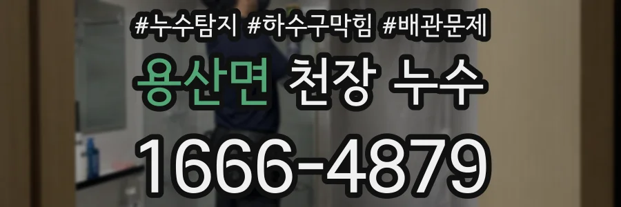 용산면 천장 누수