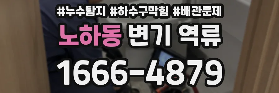 노하동 변기 역류
