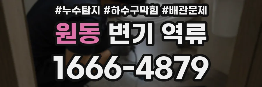 원동 변기 역류