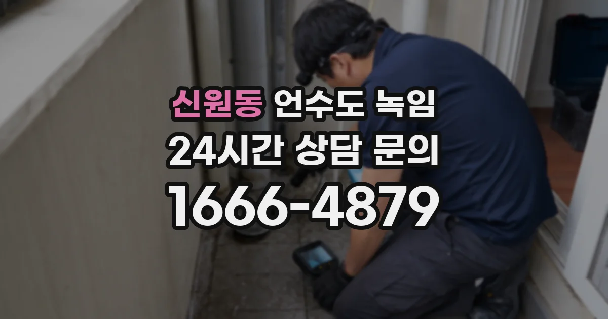 신원동 언수도 녹임