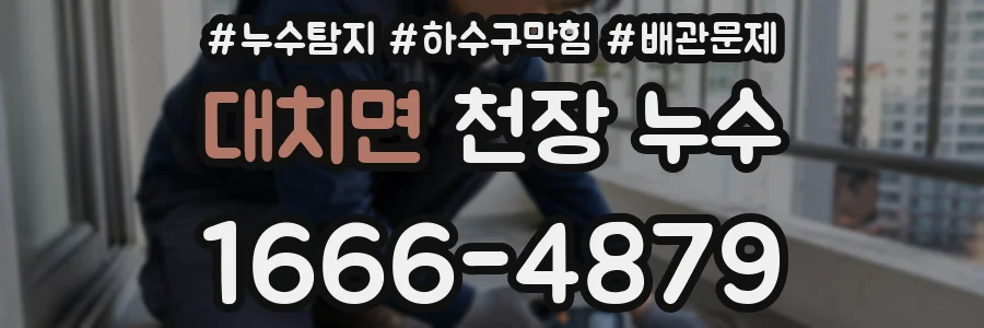대치면 천장 누수