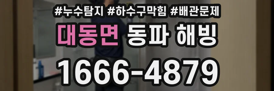 대동면 동파 해빙