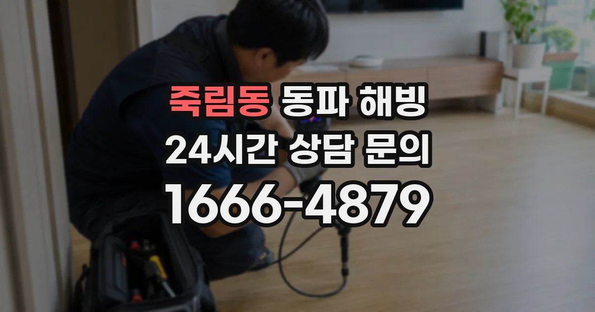 죽림동 동파 해빙