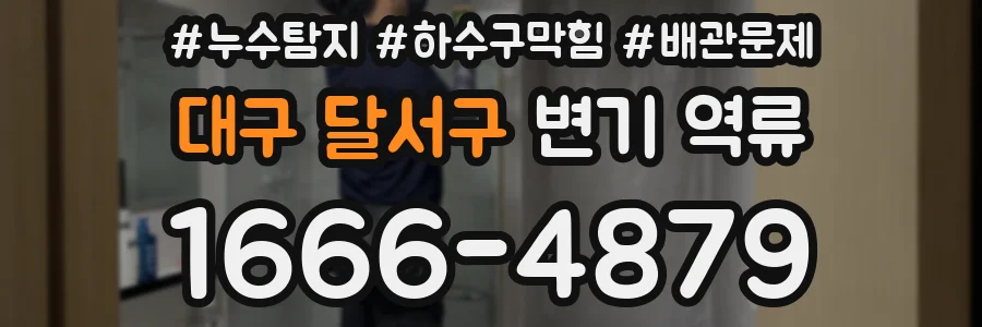 대구 달서구 변기 역류