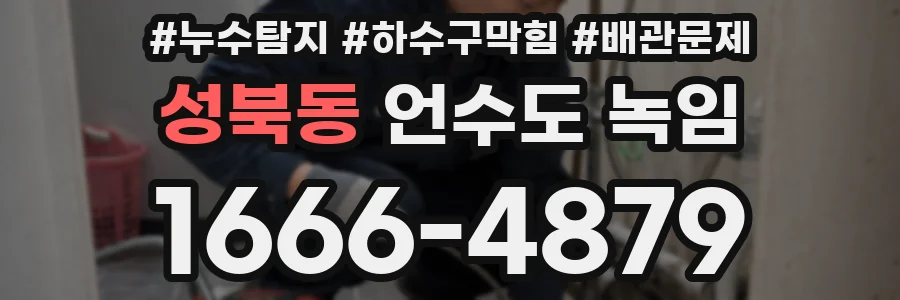 성북동 언수도 녹임