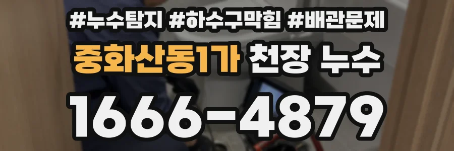 중화산동1가 천장 누수