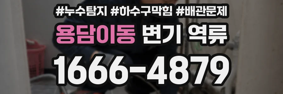 용담이동 변기 역류