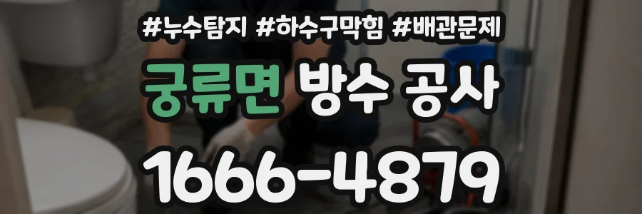 궁류면 방수 공사