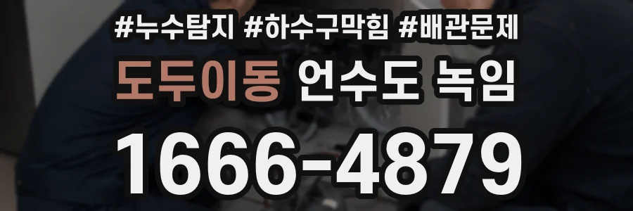 도두이동 언수도 녹임