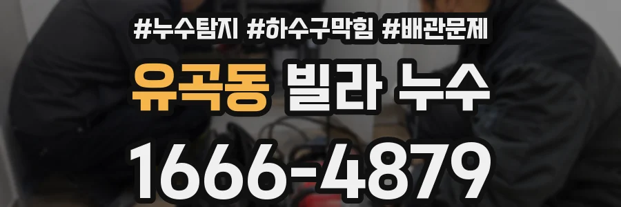 유곡동 빌라 누수