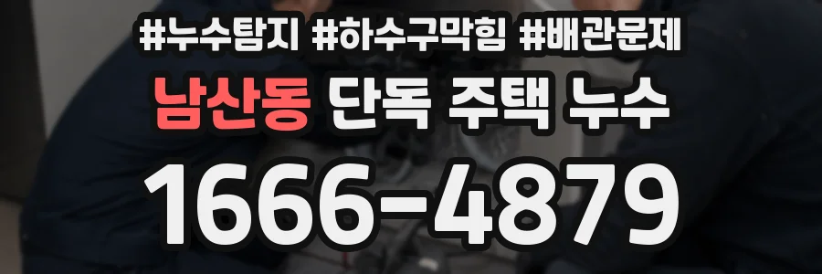 남산동 단독 주택 누수