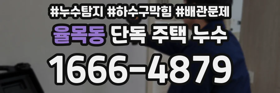 율목동 단독 주택 누수