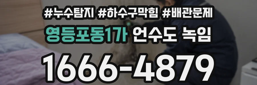 영등포동1가 언수도 녹임