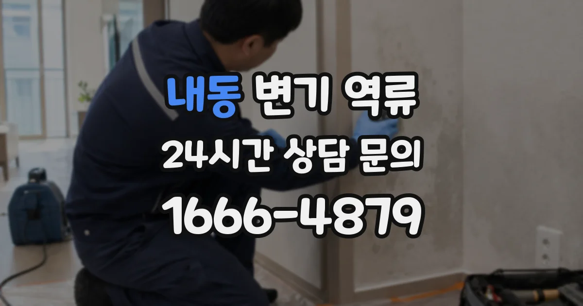 내동 변기 역류