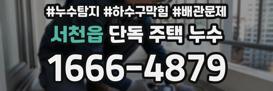 서천읍 단독 주택 누수