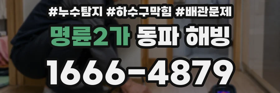 명륜2가 동파 해빙