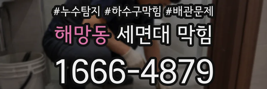 해망동 세면대 막힘