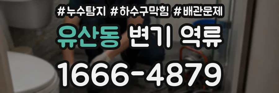 유산동 변기 역류