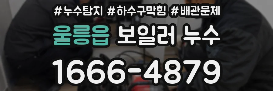 울릉읍 보일러 누수
