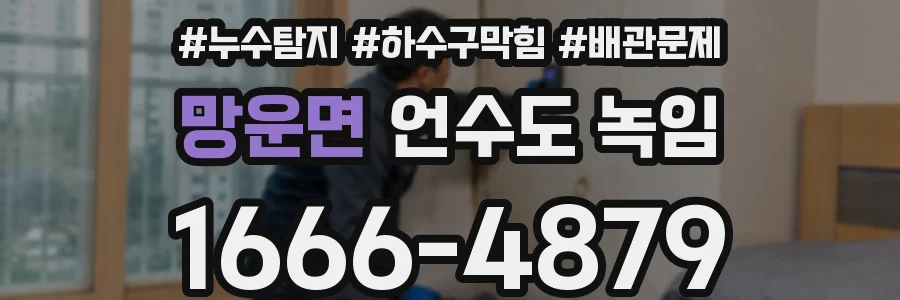망운면 언수도 녹임