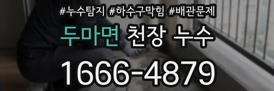 두마면 천장 누수