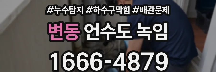 변동 언수도 녹임