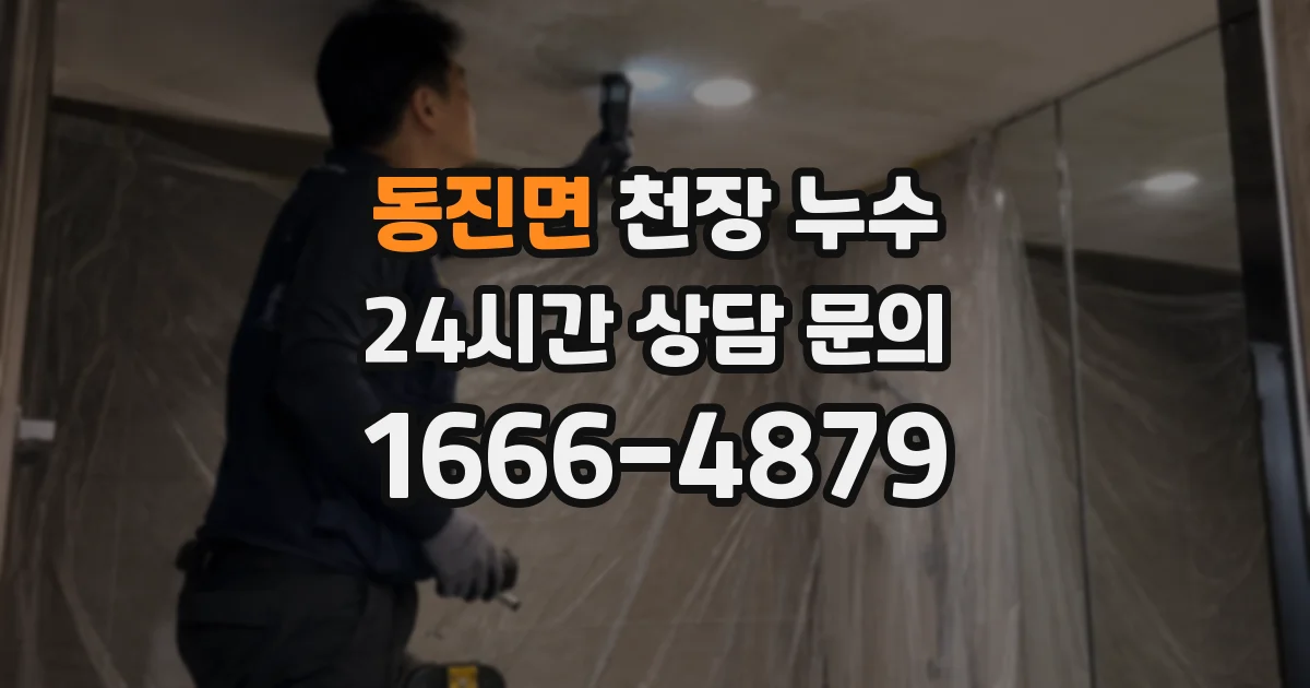 동진면 천장 누수