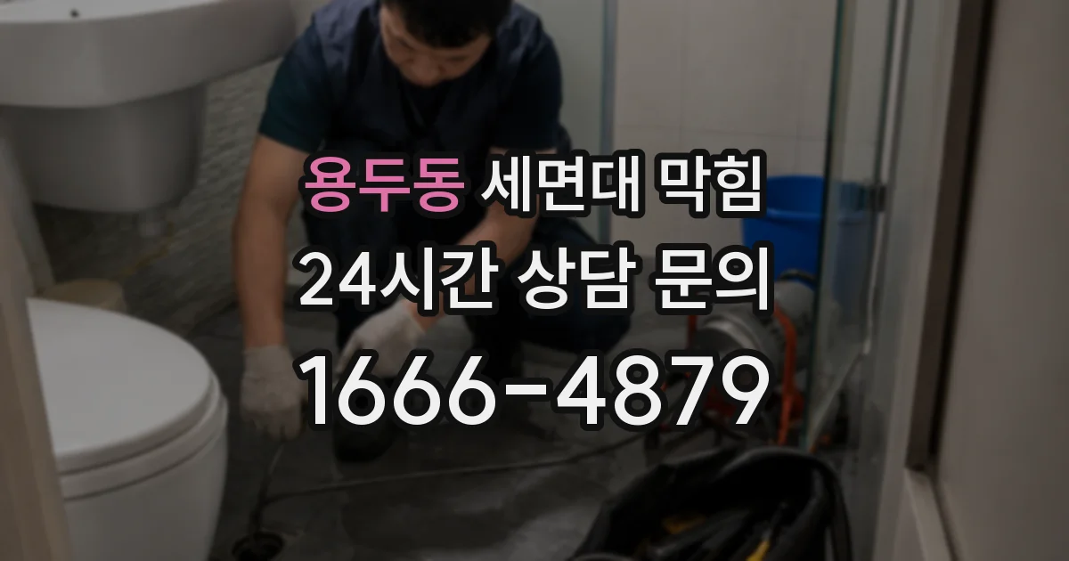 용두동 세면대 막힘