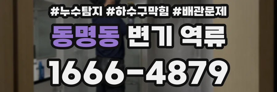 동명동 변기 역류