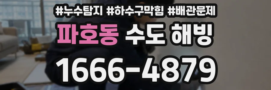 파호동 수도 해빙