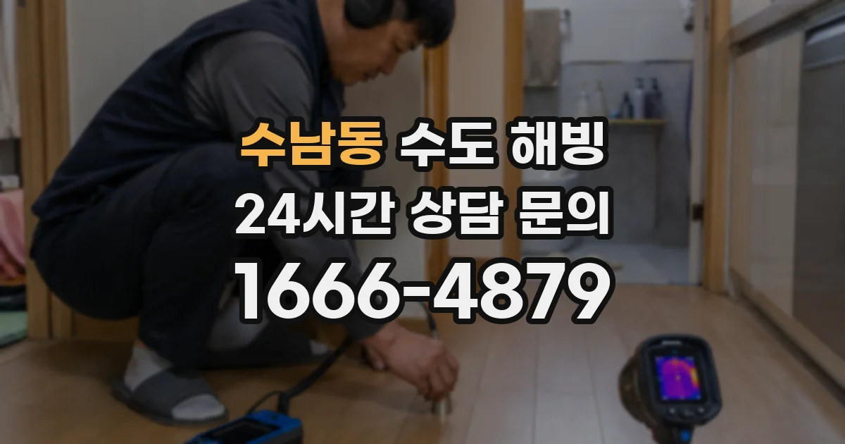수남동 수도 해빙