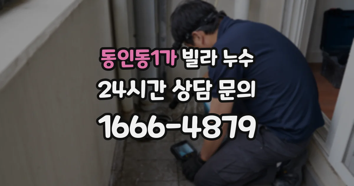 동인동1가 빌라 누수