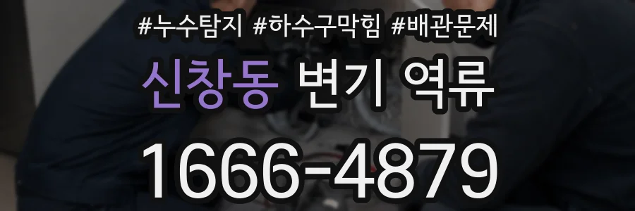 신창동 변기 역류