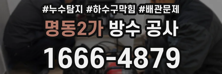 명동2가 방수 공사