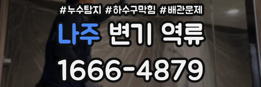 나주 변기 역류