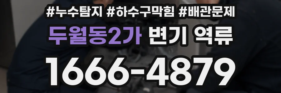 두월동2가 변기 역류