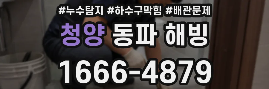 청양 동파 해빙