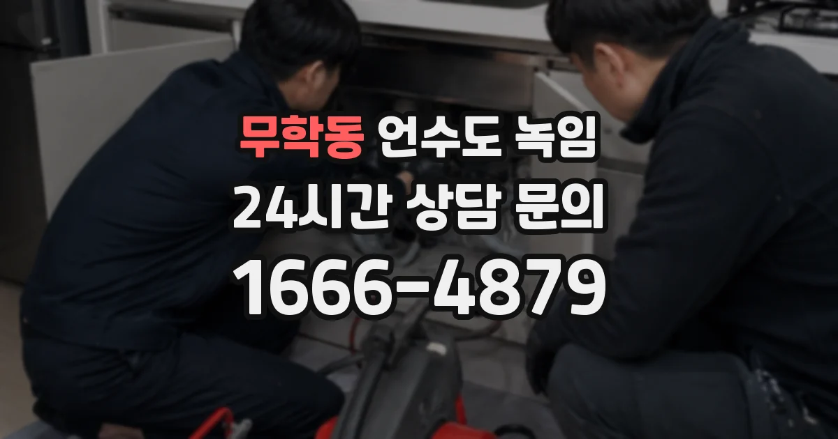 무학동 언수도 녹임
