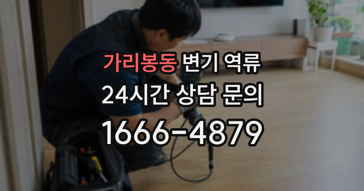 가리봉동 변기 역류