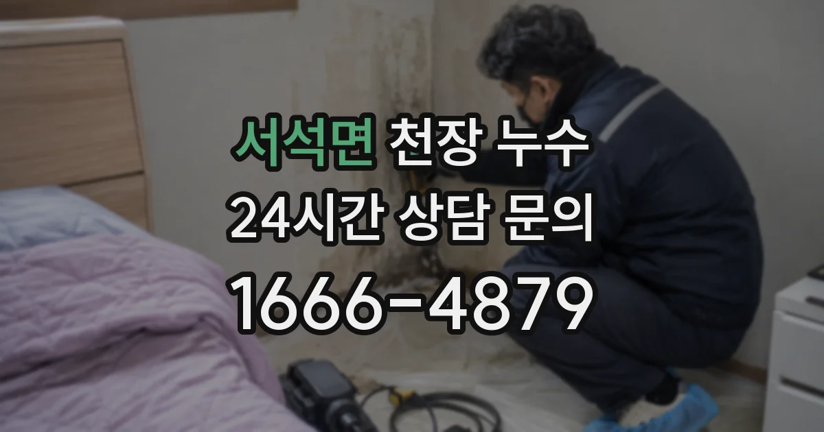 서석면 천장 누수