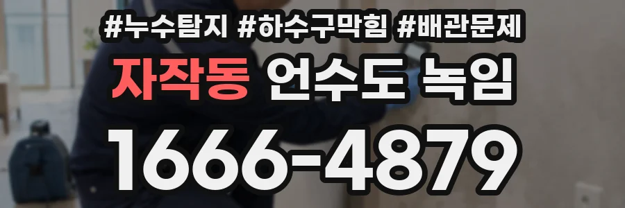 자작동 언수도 녹임