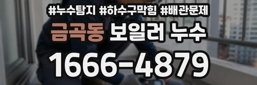 금곡동 보일러 누수