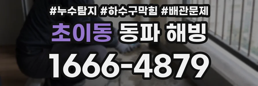 초이동 동파 해빙