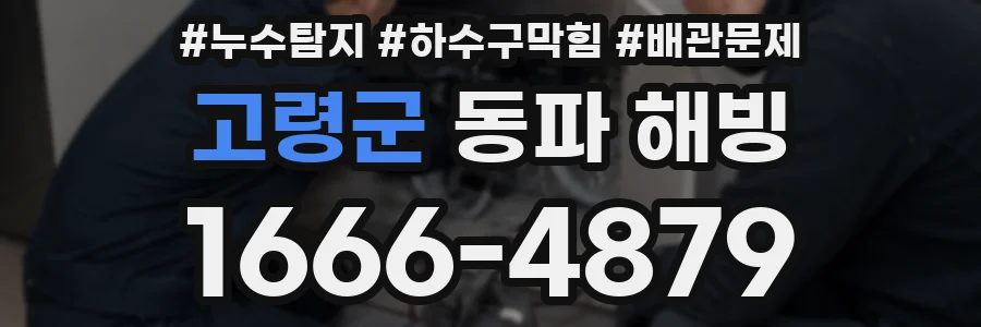 고령군 동파 해빙