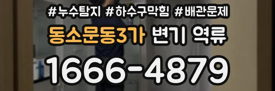 동소문동3가 변기 역류