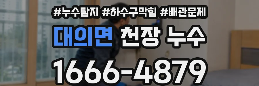대의면 천장 누수