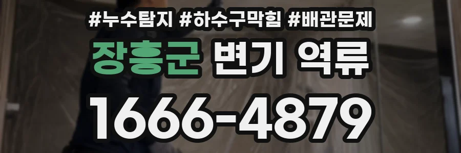장흥군 변기 역류